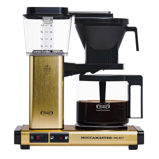 Moccamaster KBG Select Kult Kaffeemaschine - Farbe Brushed Brass