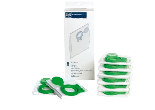 8120ER Filterbox D für Airbelt D Staubsauger mit 8 Ultra-Bag Filtertüten 3-lagig