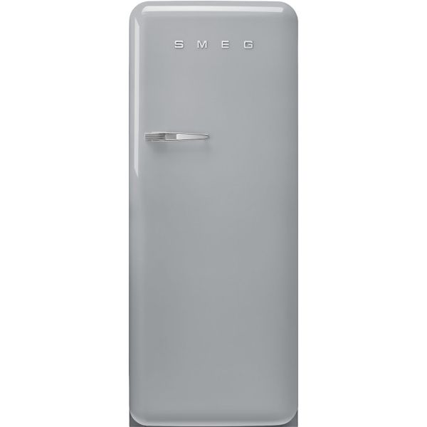 FAB28RSV6 Retro Kühlschrank mit 0° Fach im Stil der 50er Jahre - Farbe Polar Silber - Rechtsanschlag