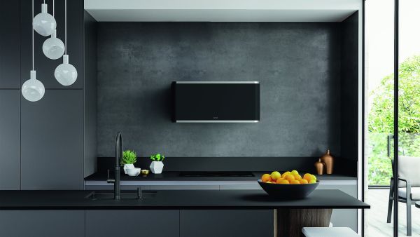 Wandhaube Curveline BWH90CUMS Umlufthaube 1060009 - 90 cm Breit - Farbe Schwarzmatt