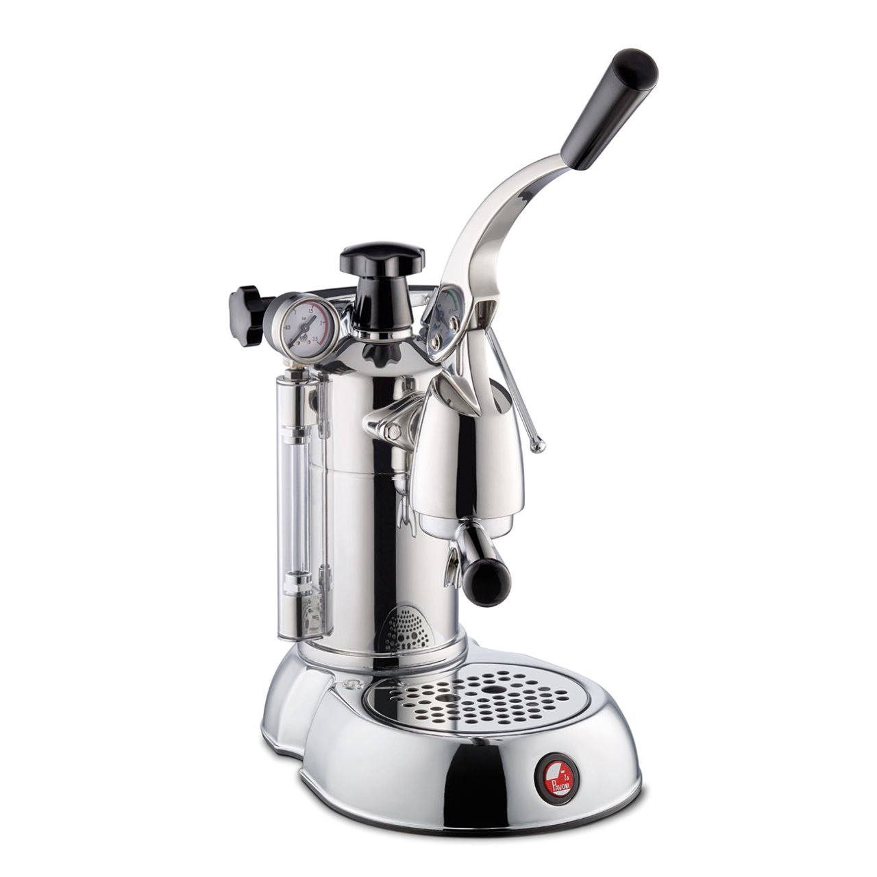 La Pavoni LPLSPL01EU Handhebelmaschine Siebträger Stradivari Lusso Chrom Kunststoffgriffe