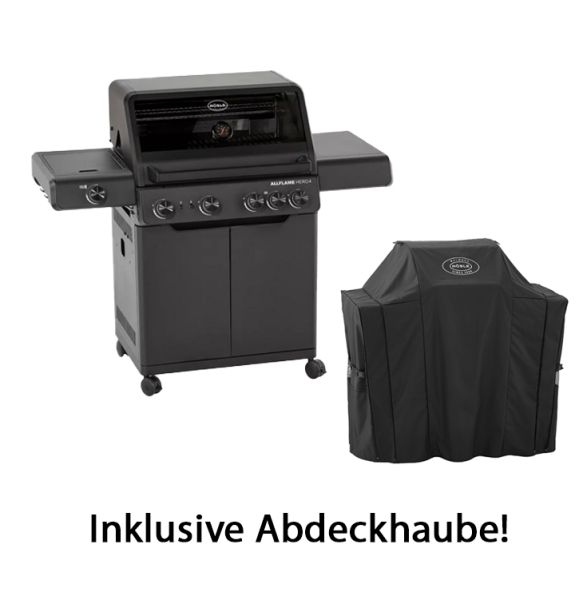 Gasgrill Allflame Hero 4 inkl. Abdeckhaube 251053 + 25517