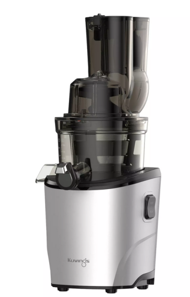 REVO830 Entsafter Slow Juicer 50 U/Min 90 mm Einfüllöffnung - Farbe Matt Silber
