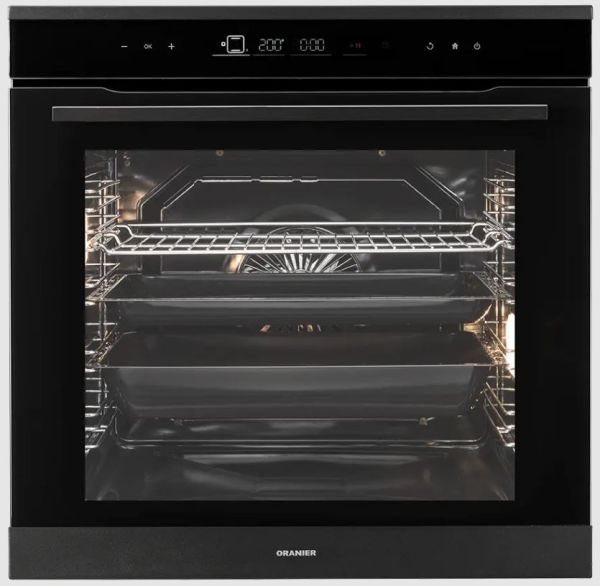 EBP820 Einbaubackofen 60 cm mit 80 Liter XXL Backraum & Pyrolyse - 5 Jahre Garantie