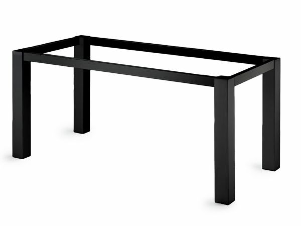 Tischgestell TG80, Tischgestell, schwarz matt, B 710 mm, T 710 mm 3032244