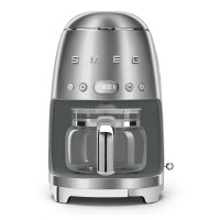 Smeg BCC02 Kompakte Kaffeevollautomat mit Kaffeemaschine im 50er Retro Design Jahre Dampffunktion