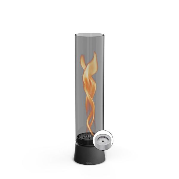 SPIN air 1200 Tischfeuer all black inkl. Bio-Burner - bis zu 2000 W Leistung 00977