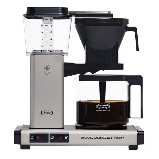 Moccamaster KBG Select Kult Kaffeemaschine - Farbe Matt Silver