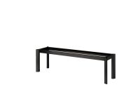 Bankgestell BG50, Bankgestell, schwarz matt, B 1900 mm, T 400 mm 3032231 Bankgestell BG50, Bankgestell, schwarz matt, B 1900 mm, T 400 mm 3032231