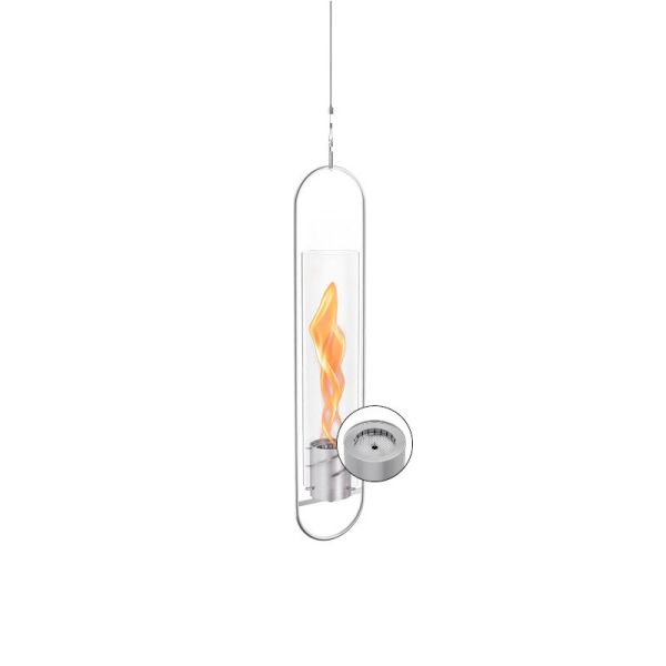 SPIN classic 900 Hängefeuer silber - bis zu 1100 W Leistung 00833