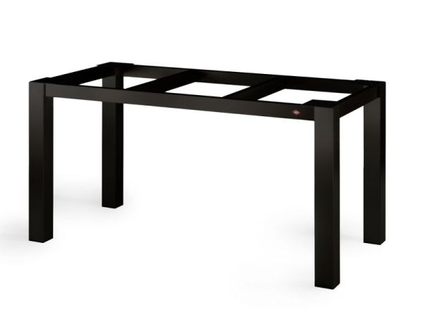 Tischgestell TG80 für Granitplatte, Tischgestell, schwarz matt, B 1960 mm, T 810 mm 3032249