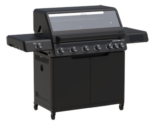 Gasgrill EPICFLAME Pro 6 mit 50mbar Anschluss mit 6 HEATSPIRE-Brennern aus Edelstahl (je 3,75 kW)