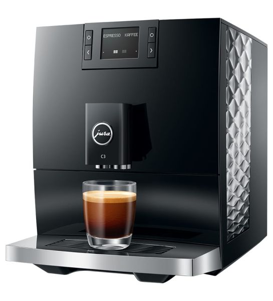 C3 Kaffeevollautomat Piano Black (EA) - Minimalistisch und erstklassig 15599