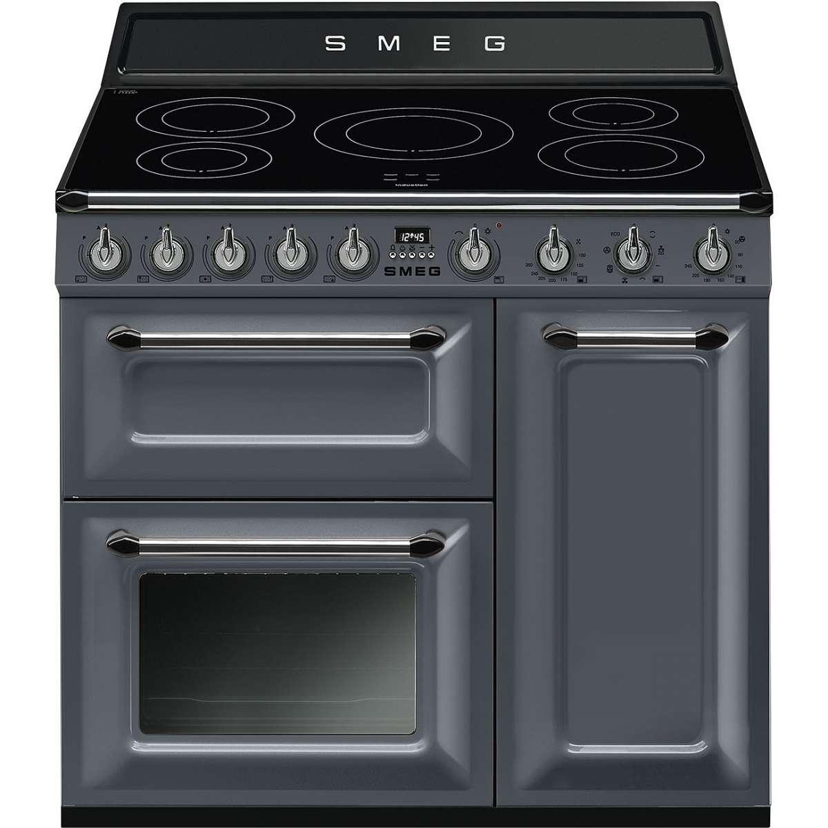 Smeg TR93IGR Standherd mit Induktion 90 cm im Victoria Design lax