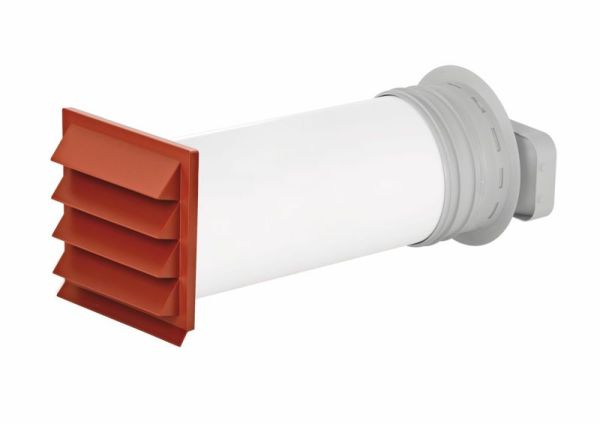 PRIME flow P-K-Klima flow 150 Mauerkasten, ziegelrot 4051075
