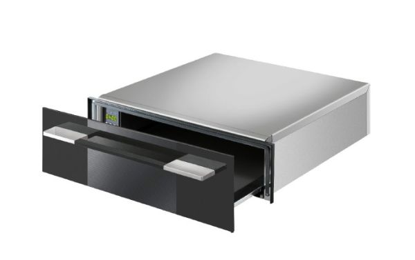 CT15NE-2 Einbau Wärmeschublade Linea Design 15 cm hoch - Farbe Schwarz