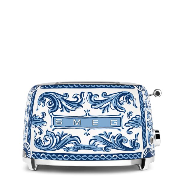 TSF01DGBEU Toaster im Dolce & Gabbana Design Blu Mediterraneo